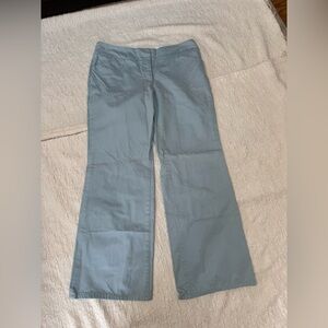 Vintage Y2K Anthropologie Sitwell Light Blue Straight Leg Chinos Size 14